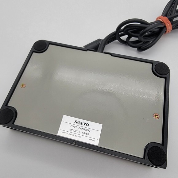 Sanyo Transcriber Foot Pedal FS-53 For TRC-5020 6030 6400 8030 8080 - Picture 2 of 3